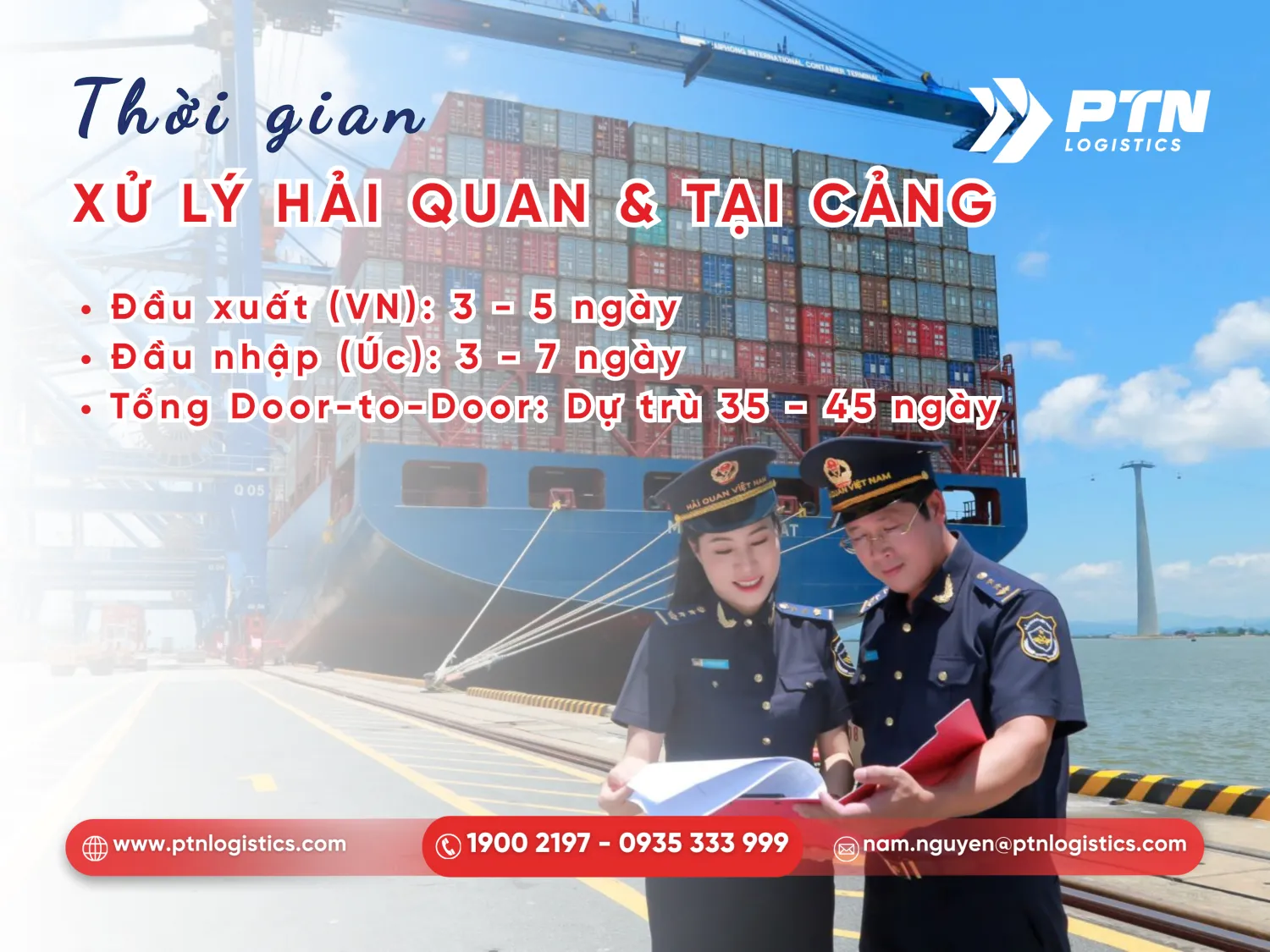 Thời gian xử lý thủ tục hải quan