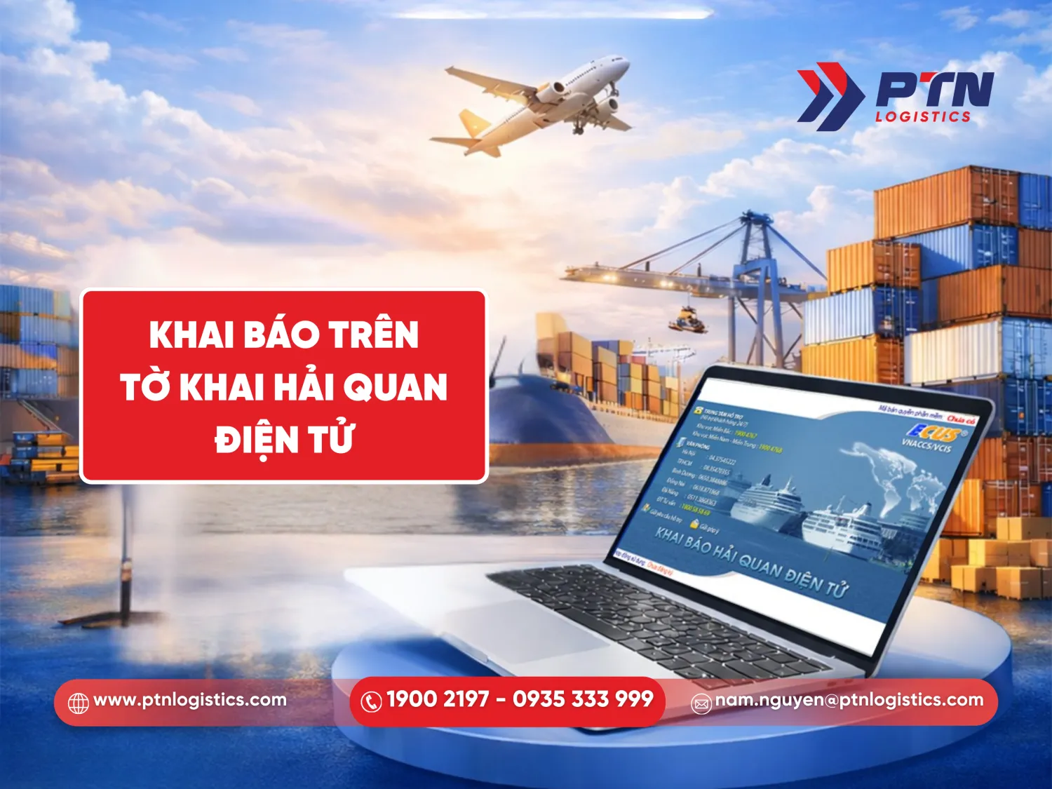 Thực hiện khai báo trên tờ khai hải quan điện tử
