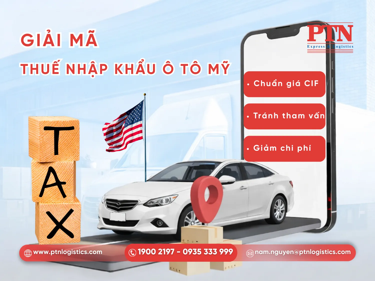 Thuế nhập khẩu xe ô tô từ Mỹ