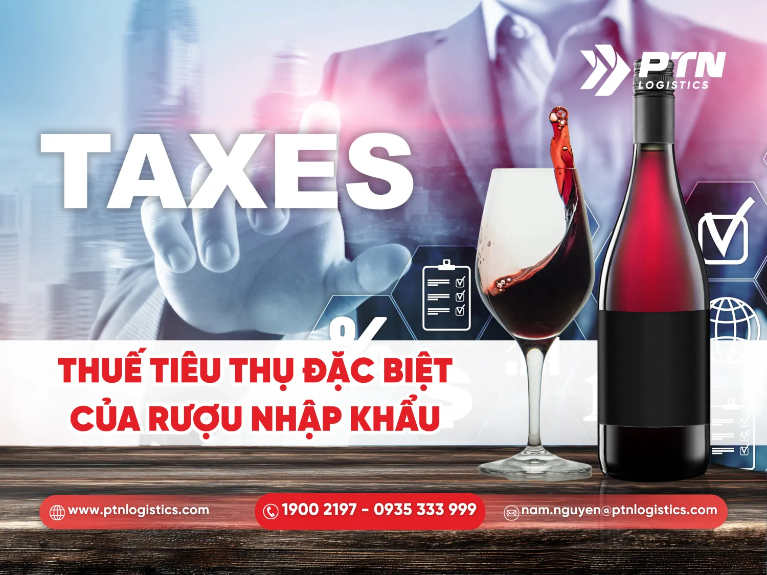 Thuế tiêu thụ đặc biệt của rượu nhập khẩu