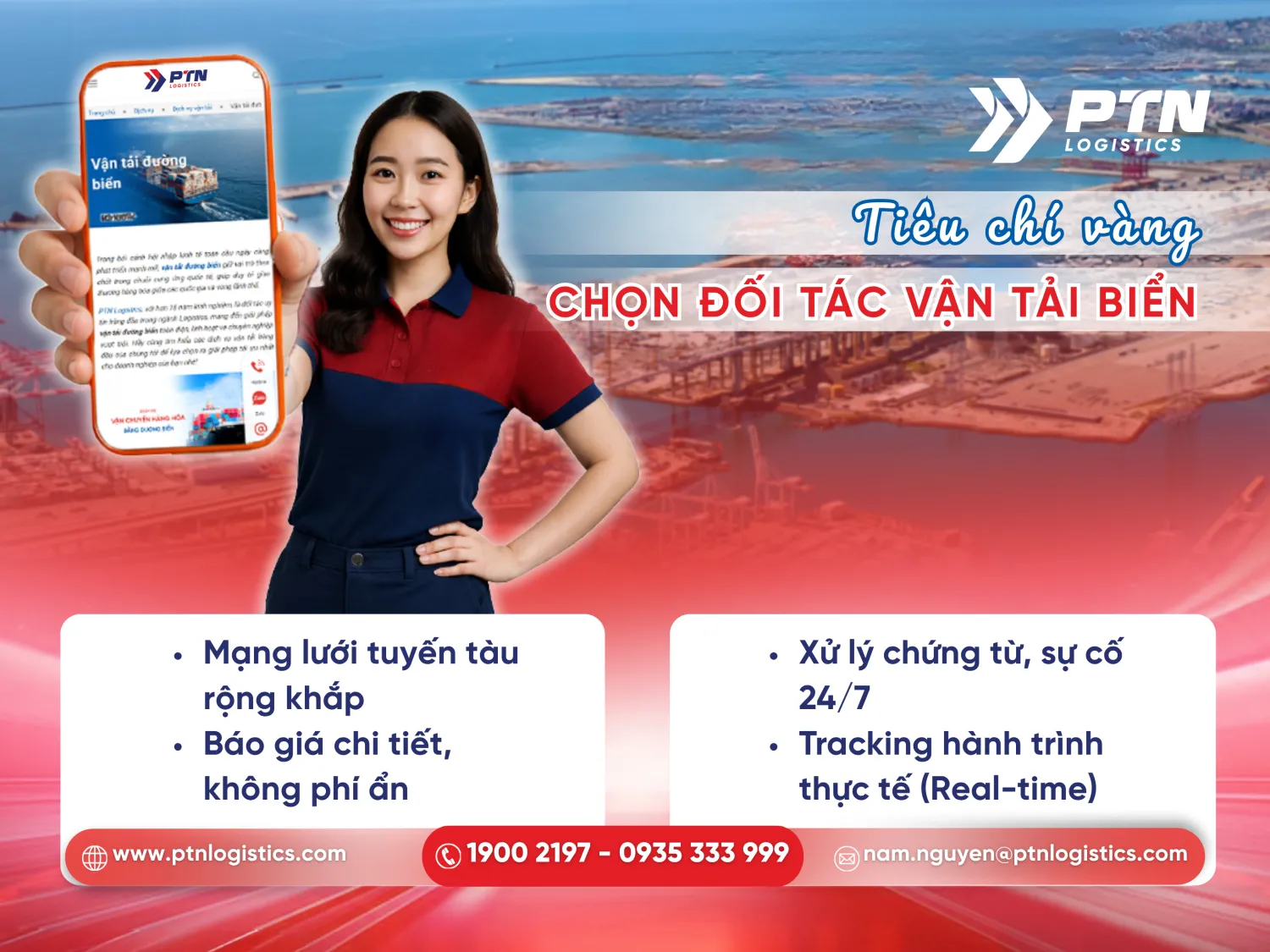Tiêu chí lựa chọn công ty vận tải biển uy tín