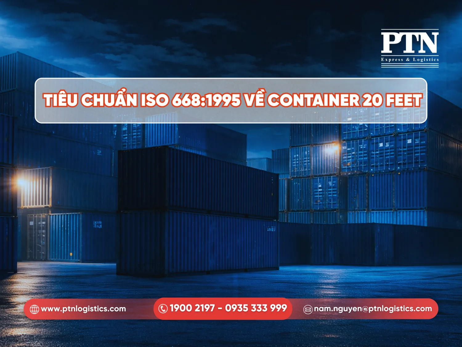 Tiêu chuẩn ISO 668-1995 về container 20 feet