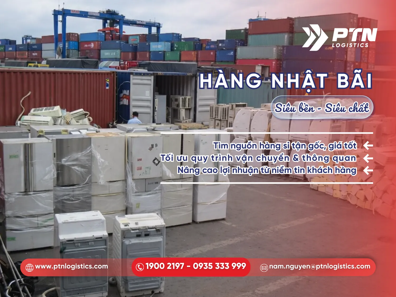 Tìm hiểu chi tiết về hàng hóa bãi Nhật