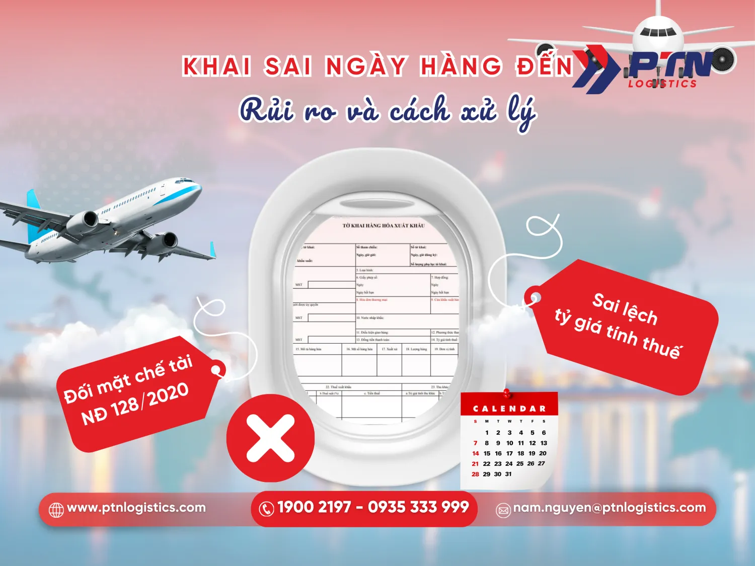 Tìm hiểu khai sai ngày hàng đến trên tờ khai hải quan