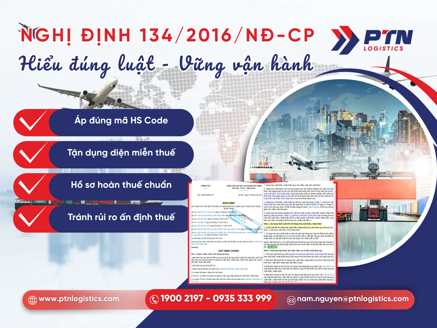 Tìm hiểu nghị định 134 về thuế xuất nhập khẩu