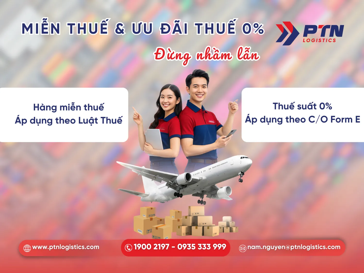 Tìm hiểu sự khác biệt giữa hàng miễn thuế xuất 0%