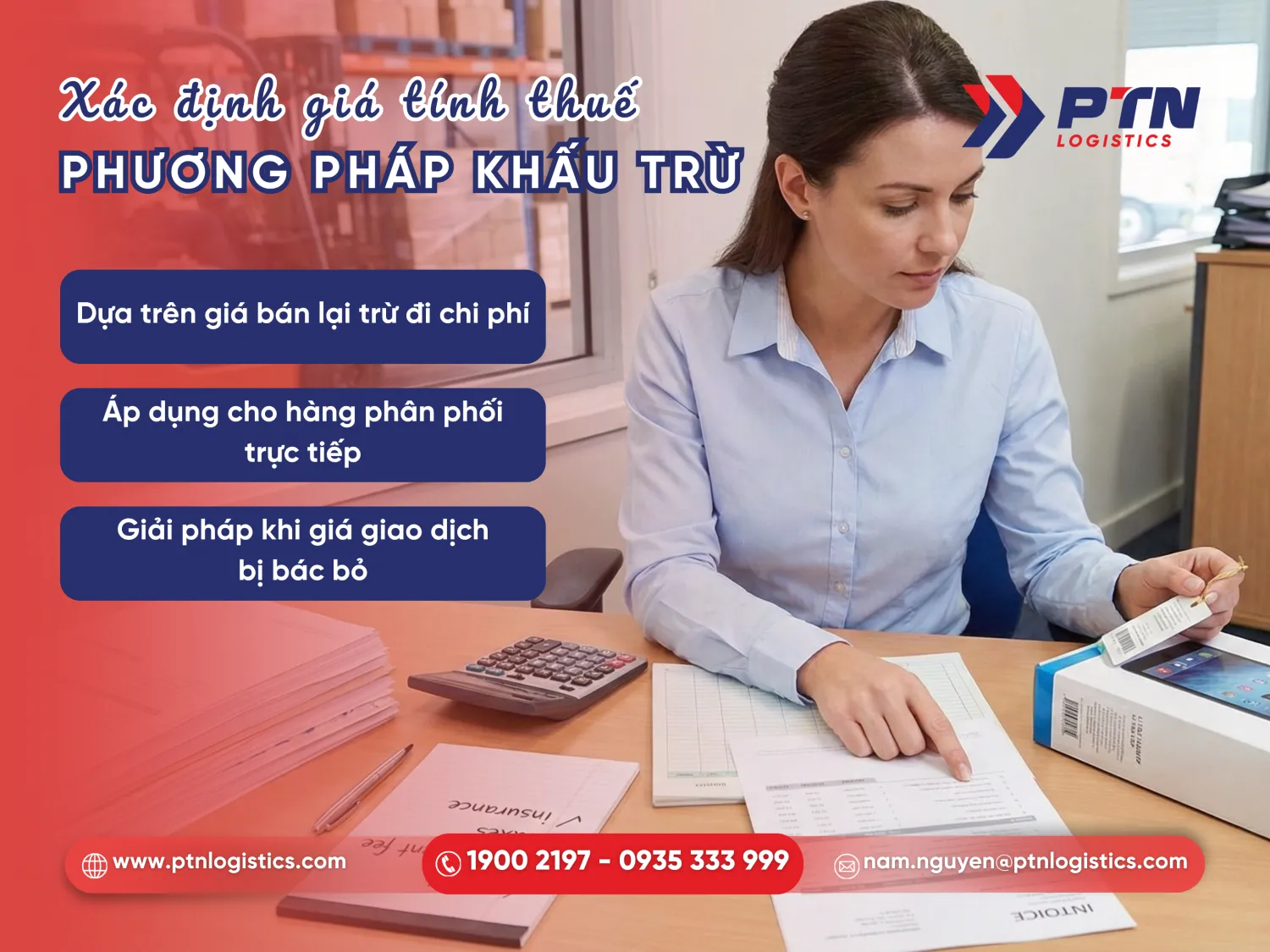 Tính thuế theo phương pháp khấu trừ