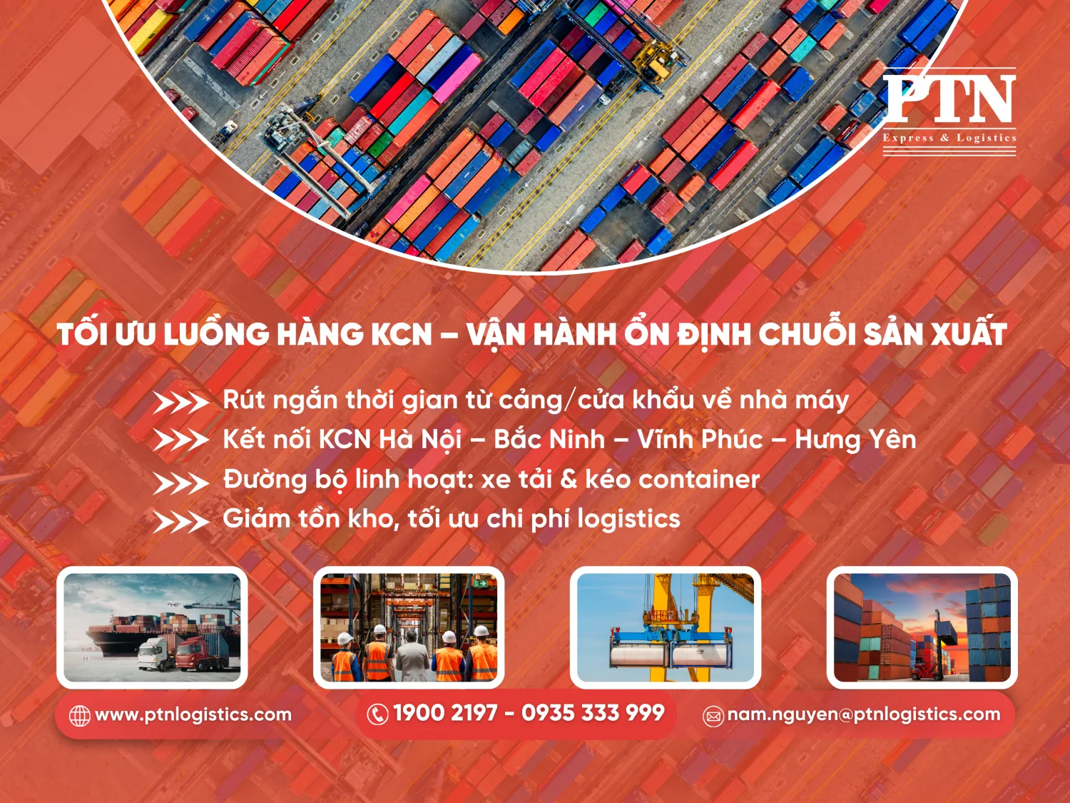 Tối ưu luồng hàng khu công nghiệp