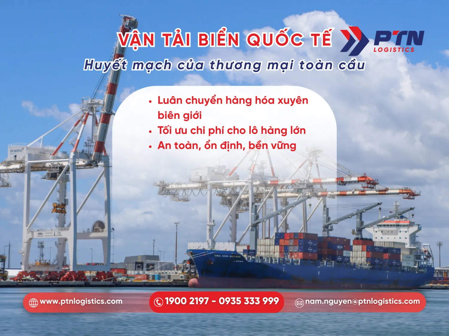 Tổng quan về vận chuyển bằng đường biển