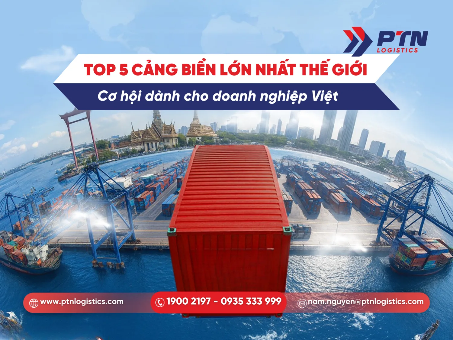 Top các cảng biển lớn nhất thế giới
