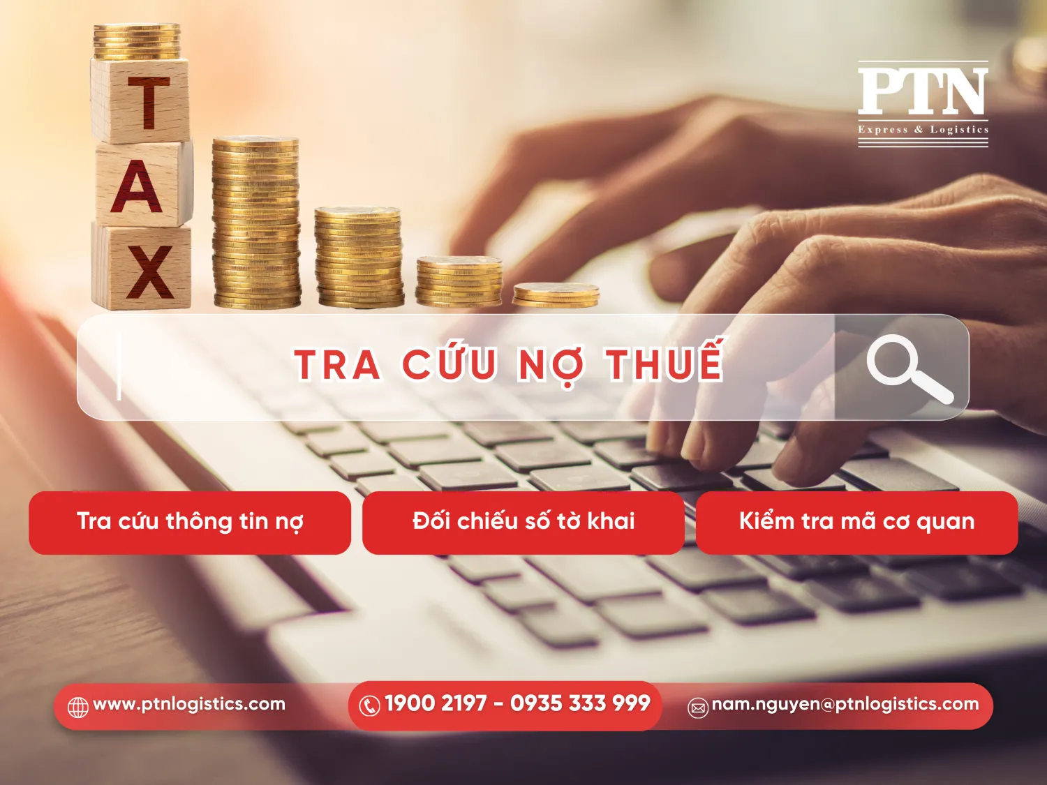 Tra cứu tờ khai và số phí phải nộp