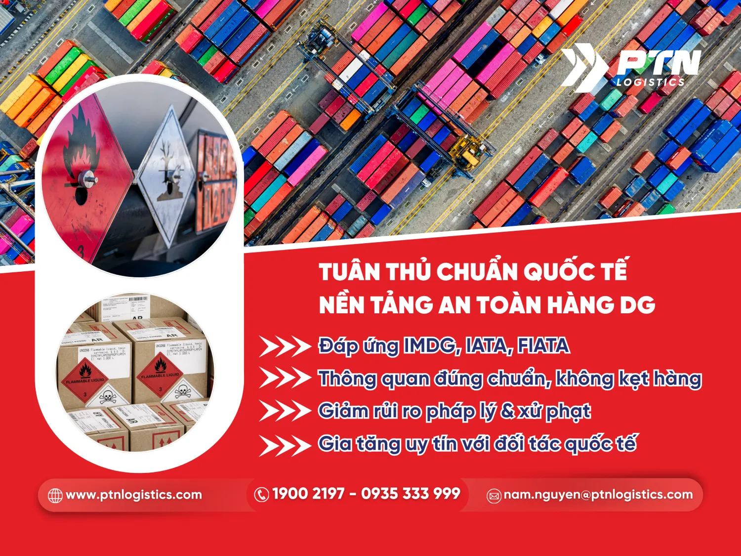 Tuân thủ chuẩn quốc tế, nền tảng an toàn hàng DG