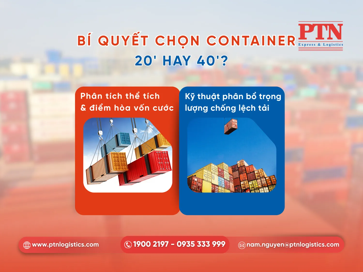 Ứng dụng container 40 feet trong thực tế