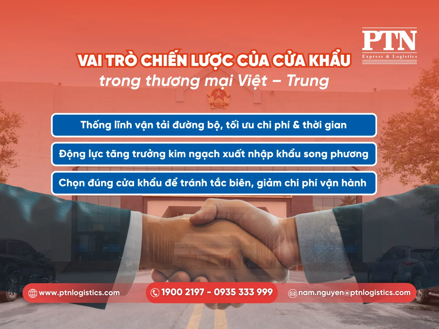 Vai trò chiến lược của cửa khẩu trong thương mại Việt - Trung