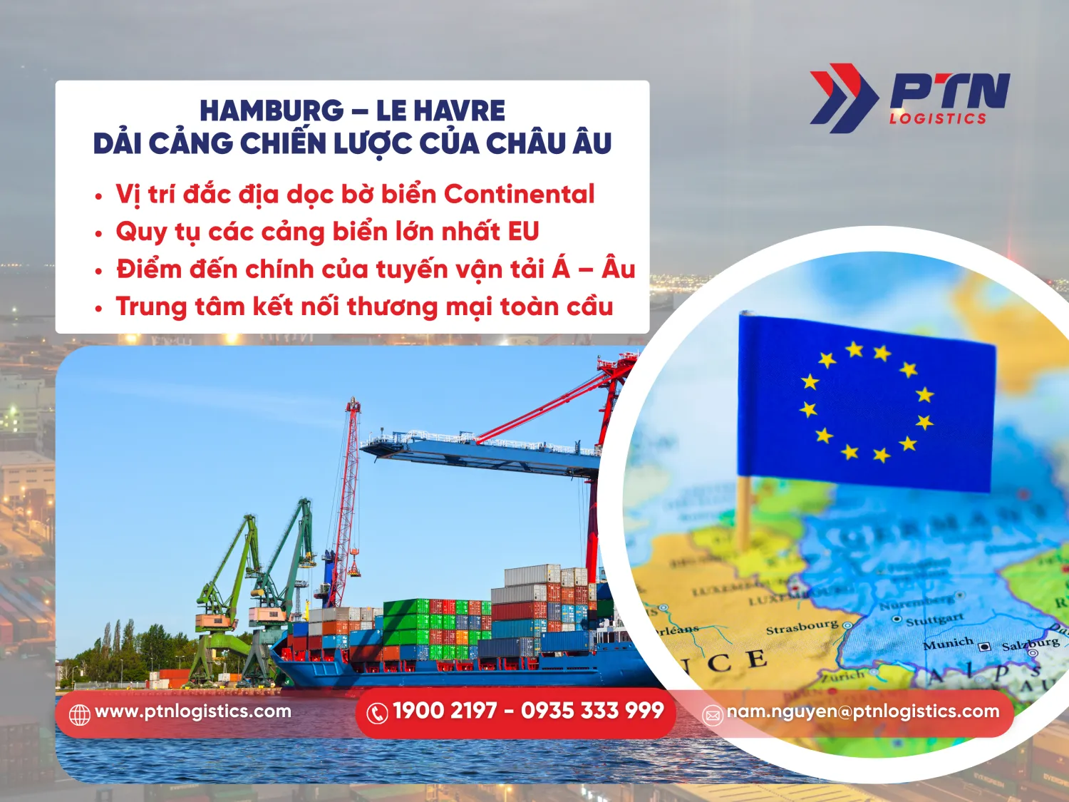 Vai trò quan trọng của dải cảng biển Bắc Âu