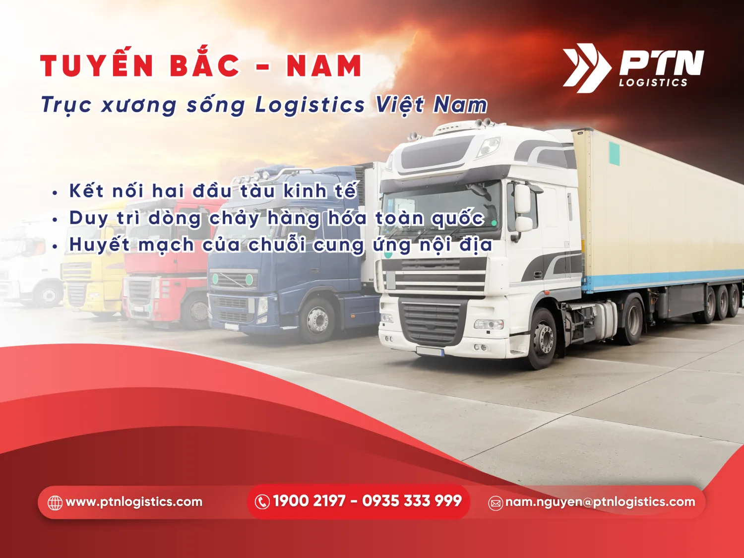 Vai trò quan trọng của tuyến Bắc Nam trong logistics