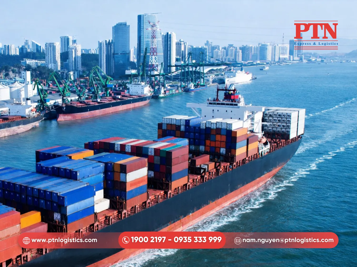 Vận chuyển đường biển kết hợp trung chuyển