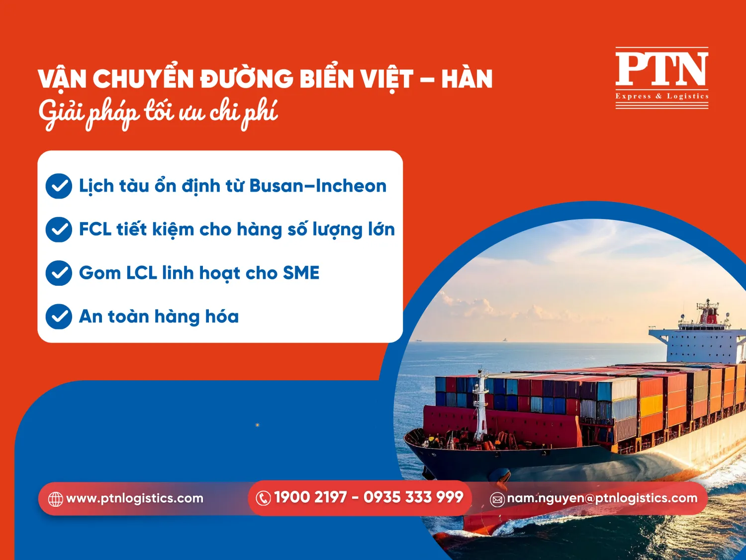 Vận chuyển đường biển Việt Hàn