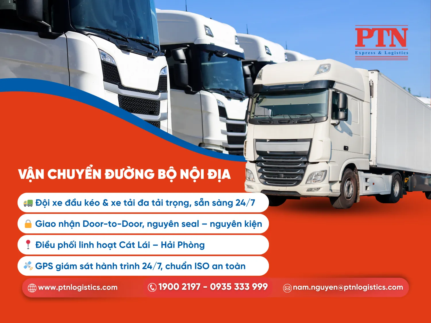 Vận chuyển đường bộ nội địa