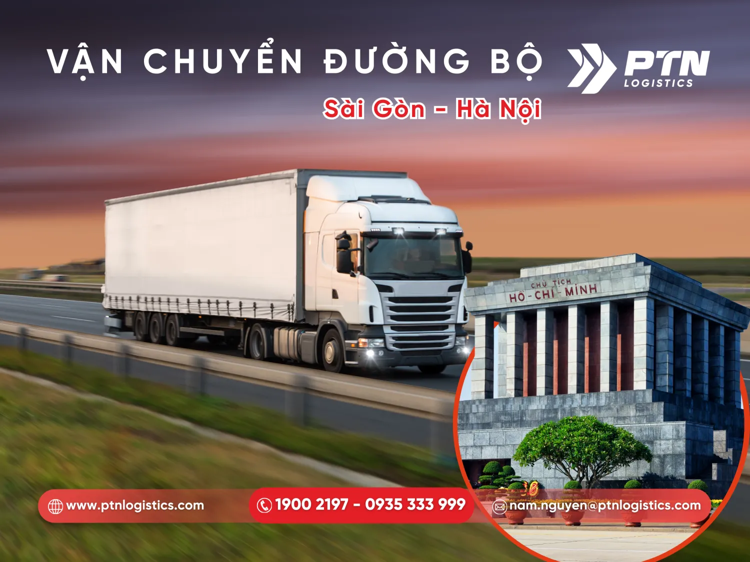 Vận chuyển đường bộ Sài Gòn đi Hà Nội