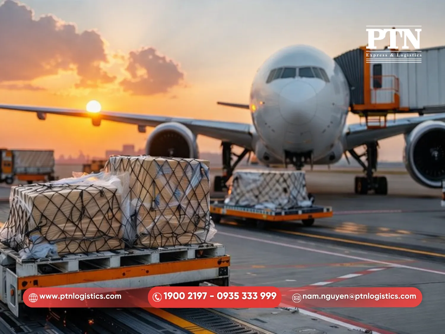 Vận chuyển đường hàng không cho hàng giá trị cao cần gấp