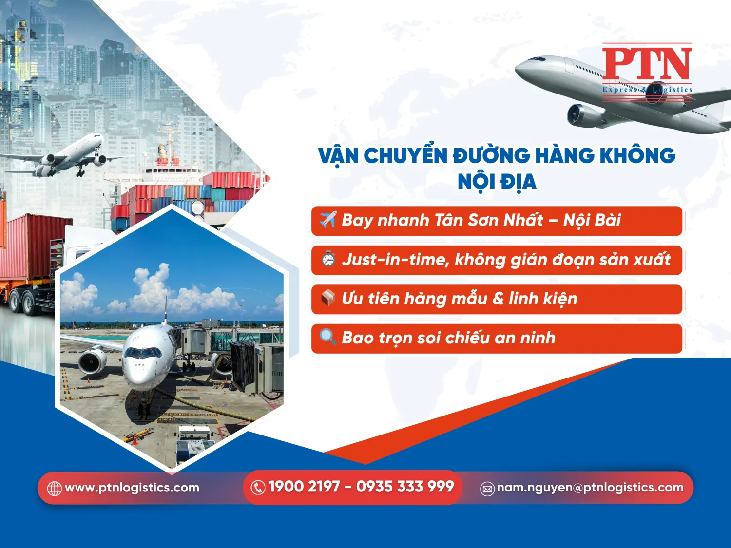 Vận chuyển đường hàng không nội địa