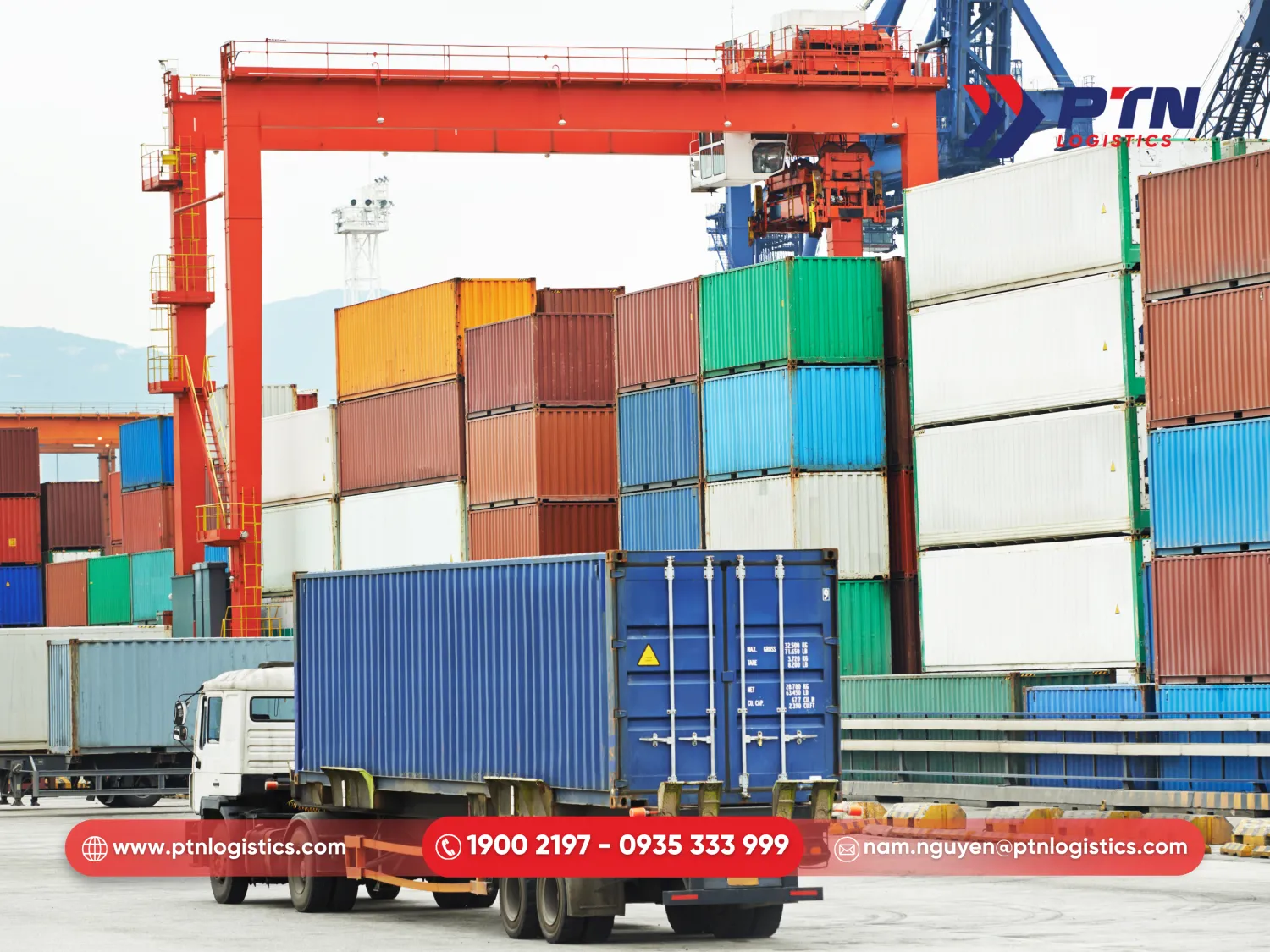 Vận chuyển hàng cont từ cảng về các khu công nghiệp