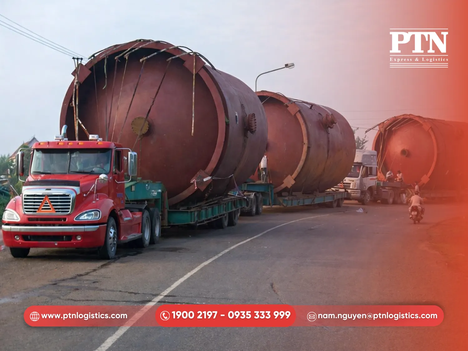 Vận chuyển hàng dự án từ Sài Gòn đi Hà Nội