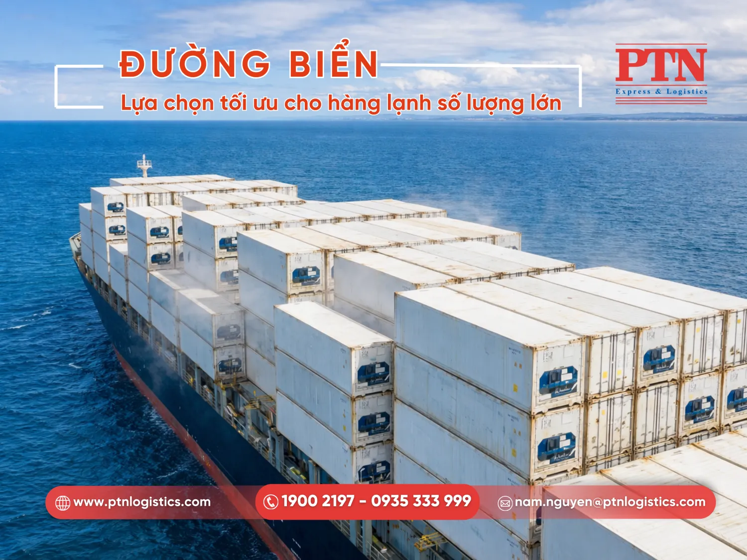 Vận chuyển hàng lạnh Bắc Nam bằng đường biển 