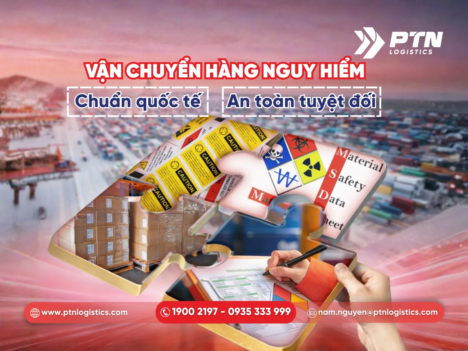Vận chuyển hàng nguy hiểm chuẩn quốc tế