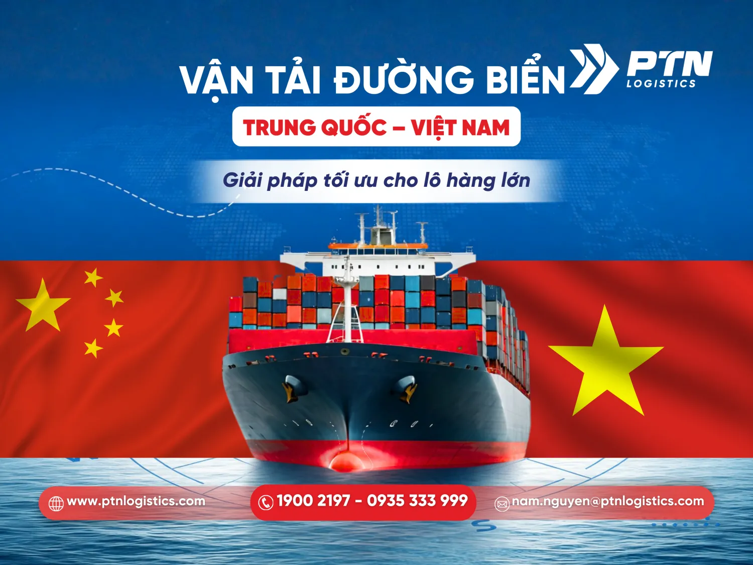 Vận tải đường biển Trung Quốc-Việt Nam: Giải pháp tối ưu cho lô hàng lớn