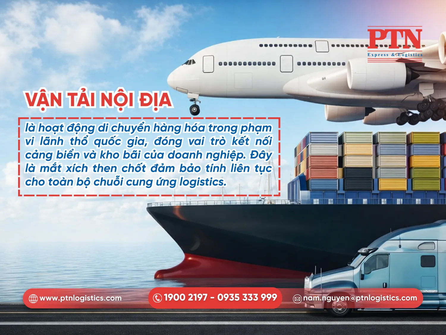 Vận tải nội địa là gì?
