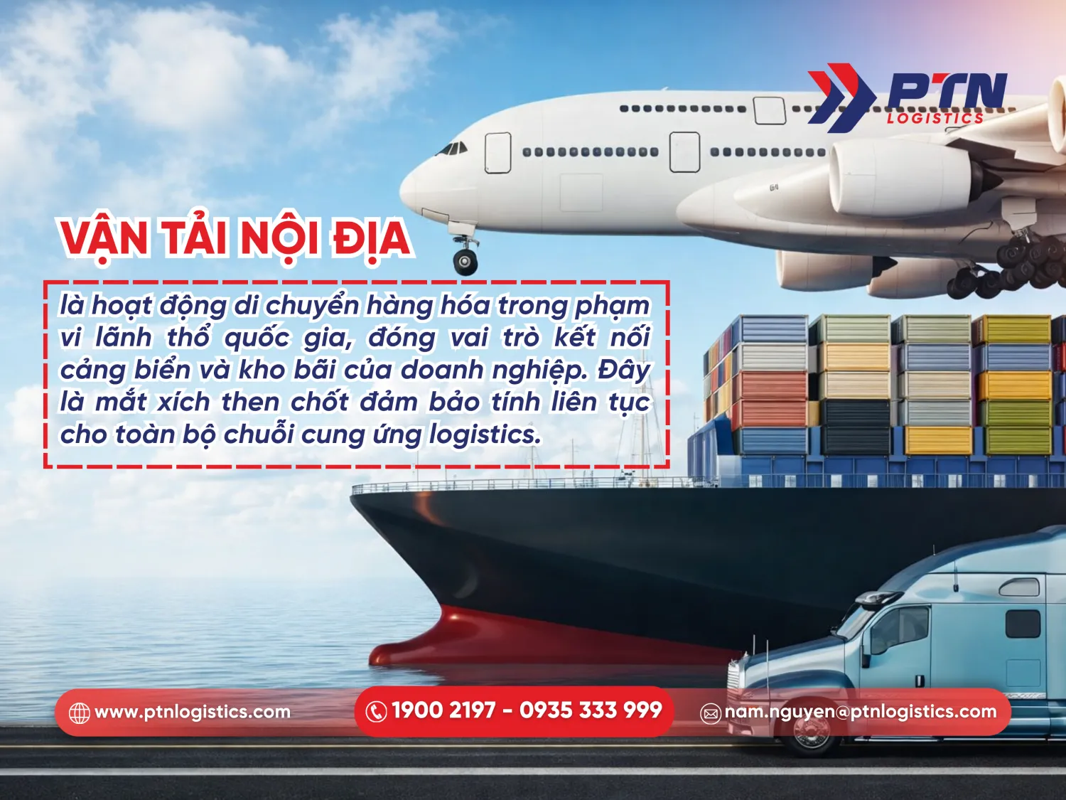 Vận tải nội địa là như thế nào?