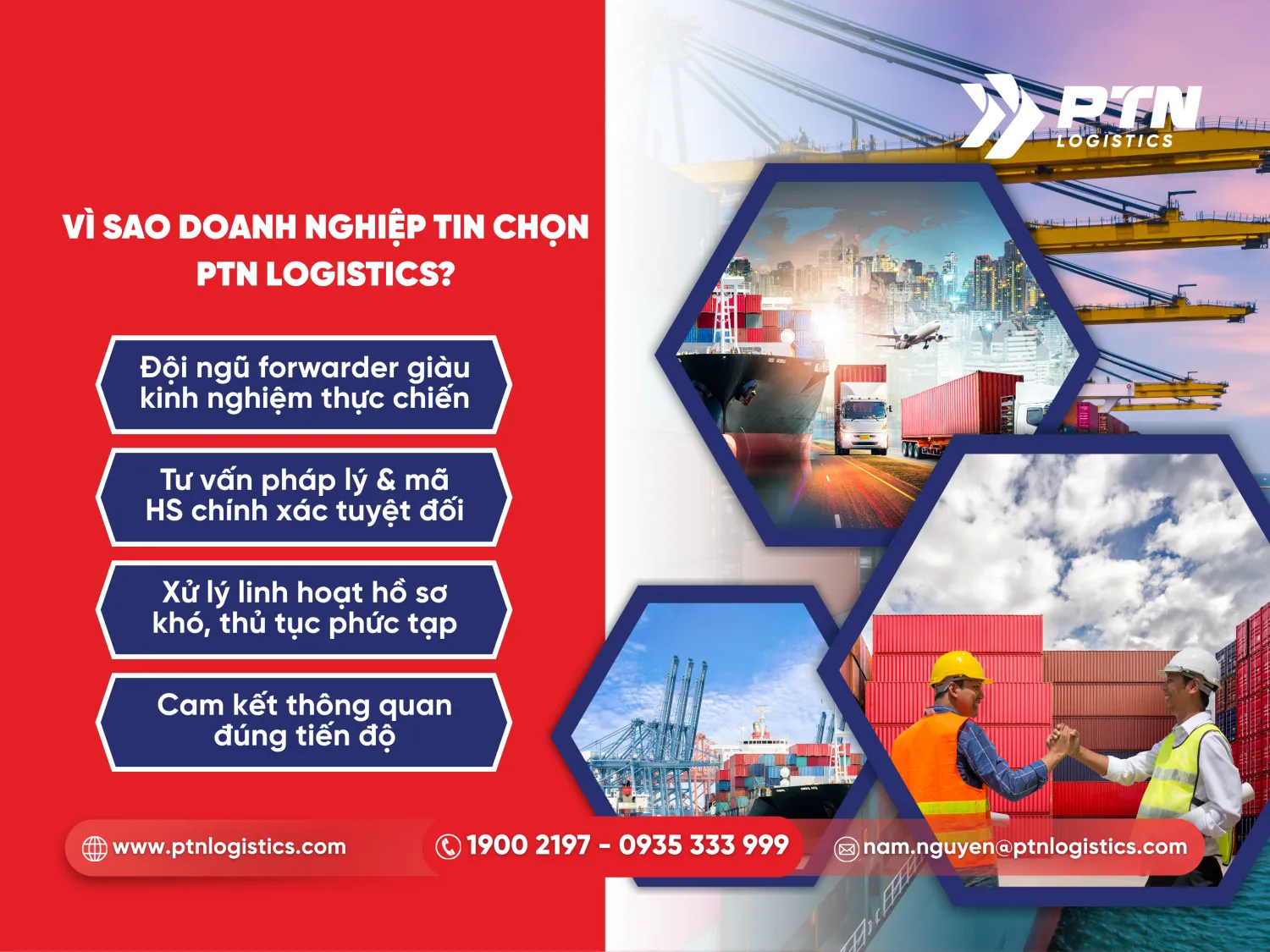Vì sao doanh nghiệp luôn tin chọn PTN Logistics