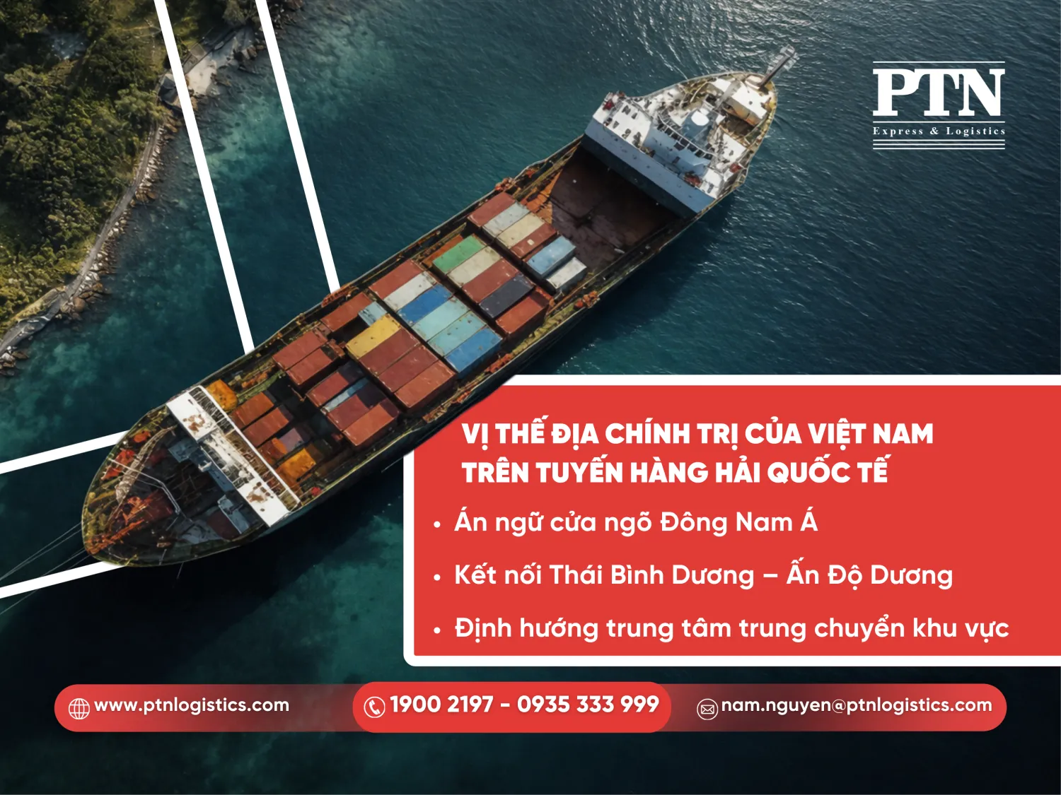 Vị trí địa chính trị của Việt Nam trên các tuyến hàng hải quốc tế