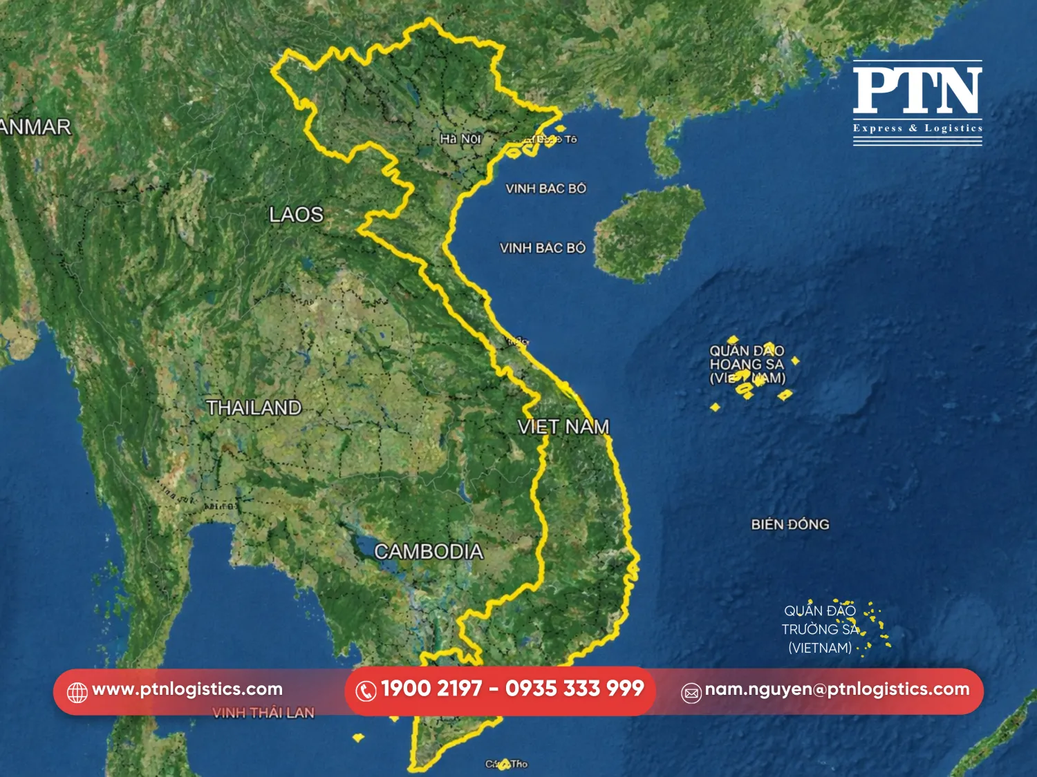 Việt Nam trên bản đồ hàng hải khu vực