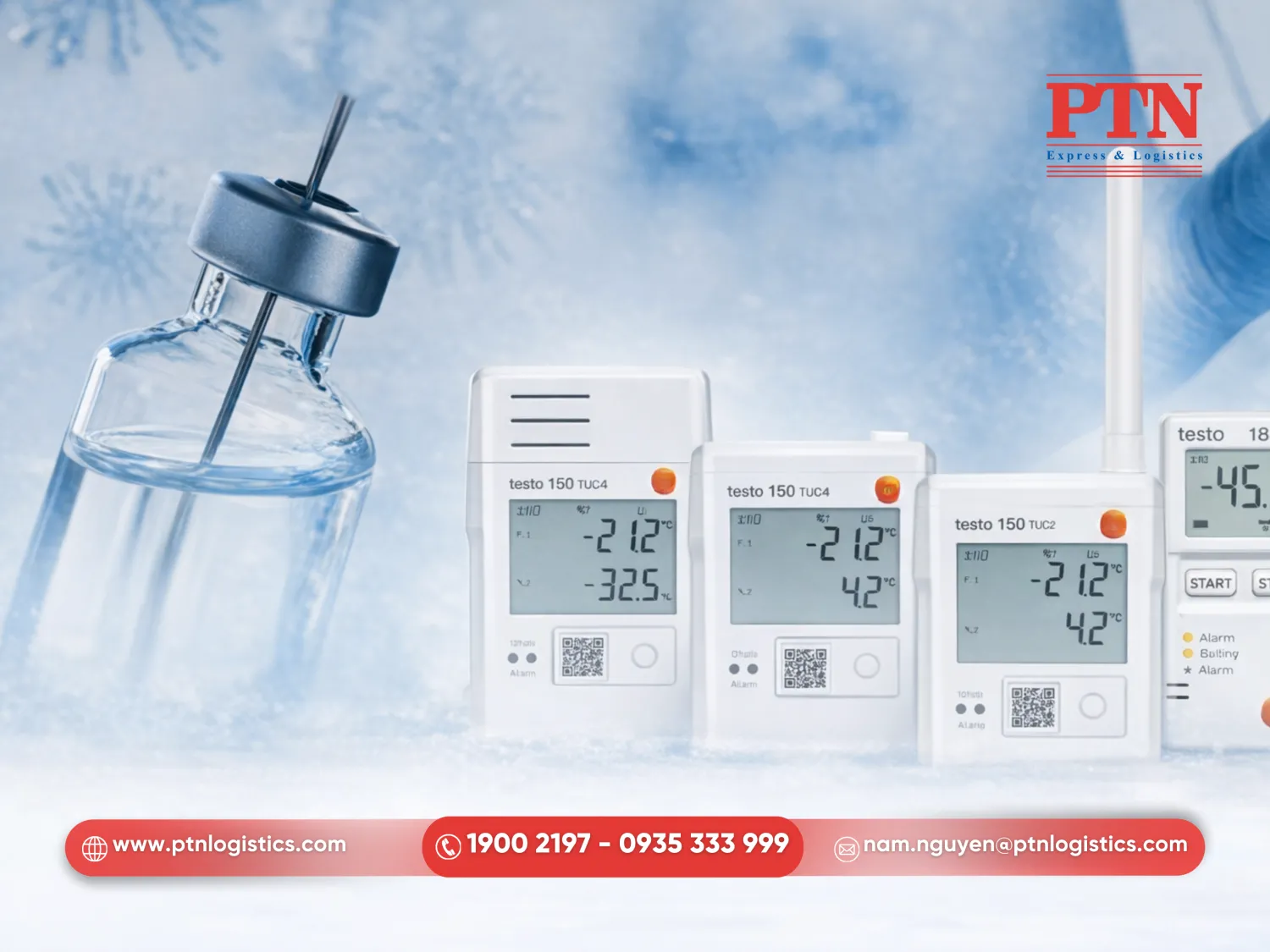 Yêu cầu đặc biệt về nhiệt độ với hóa chất, xét nghiệm, vacxin