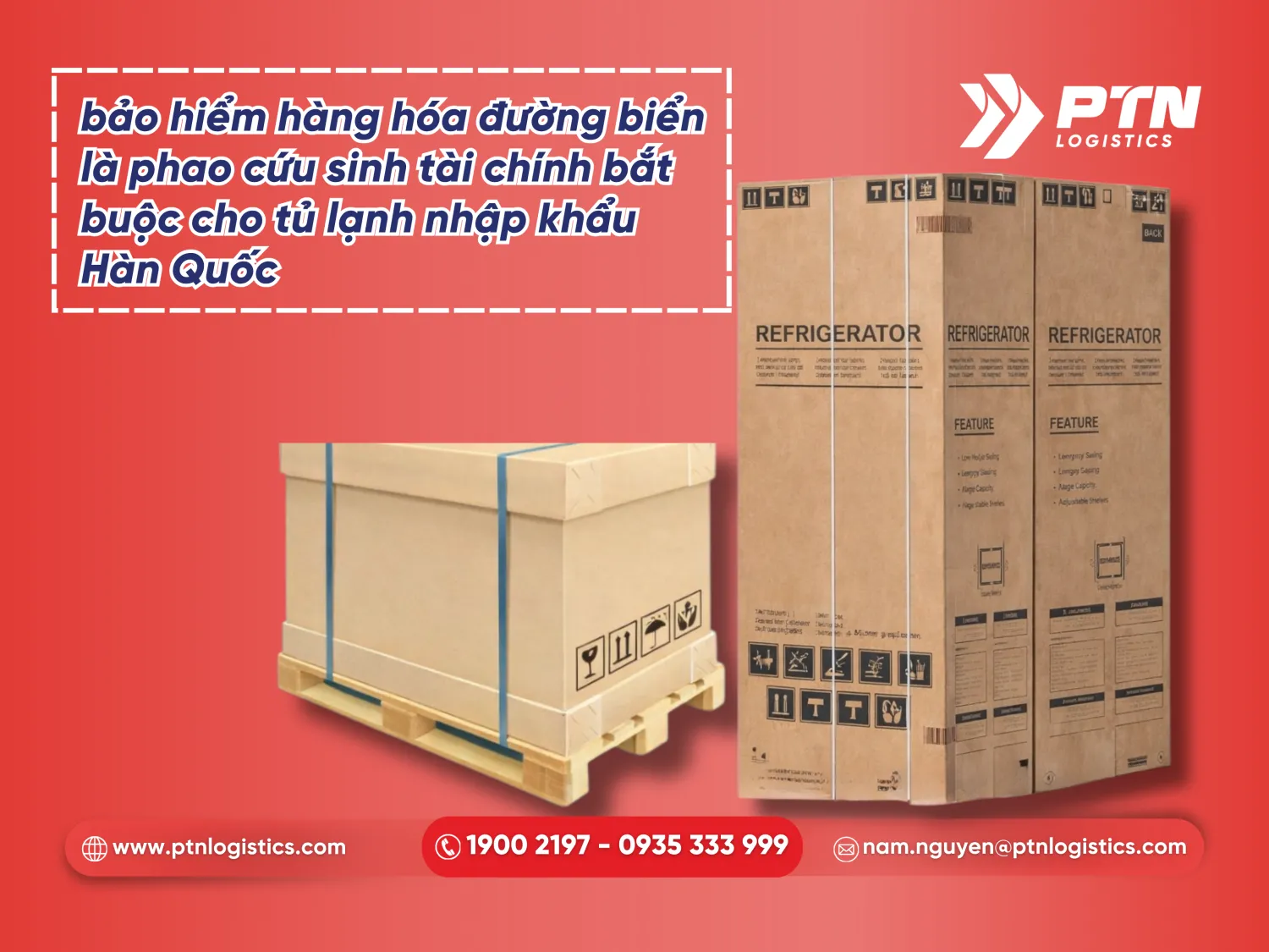 Bảo hiểm hàng hóa cho tủ lạnh Hàn Quốc nhập khẩu