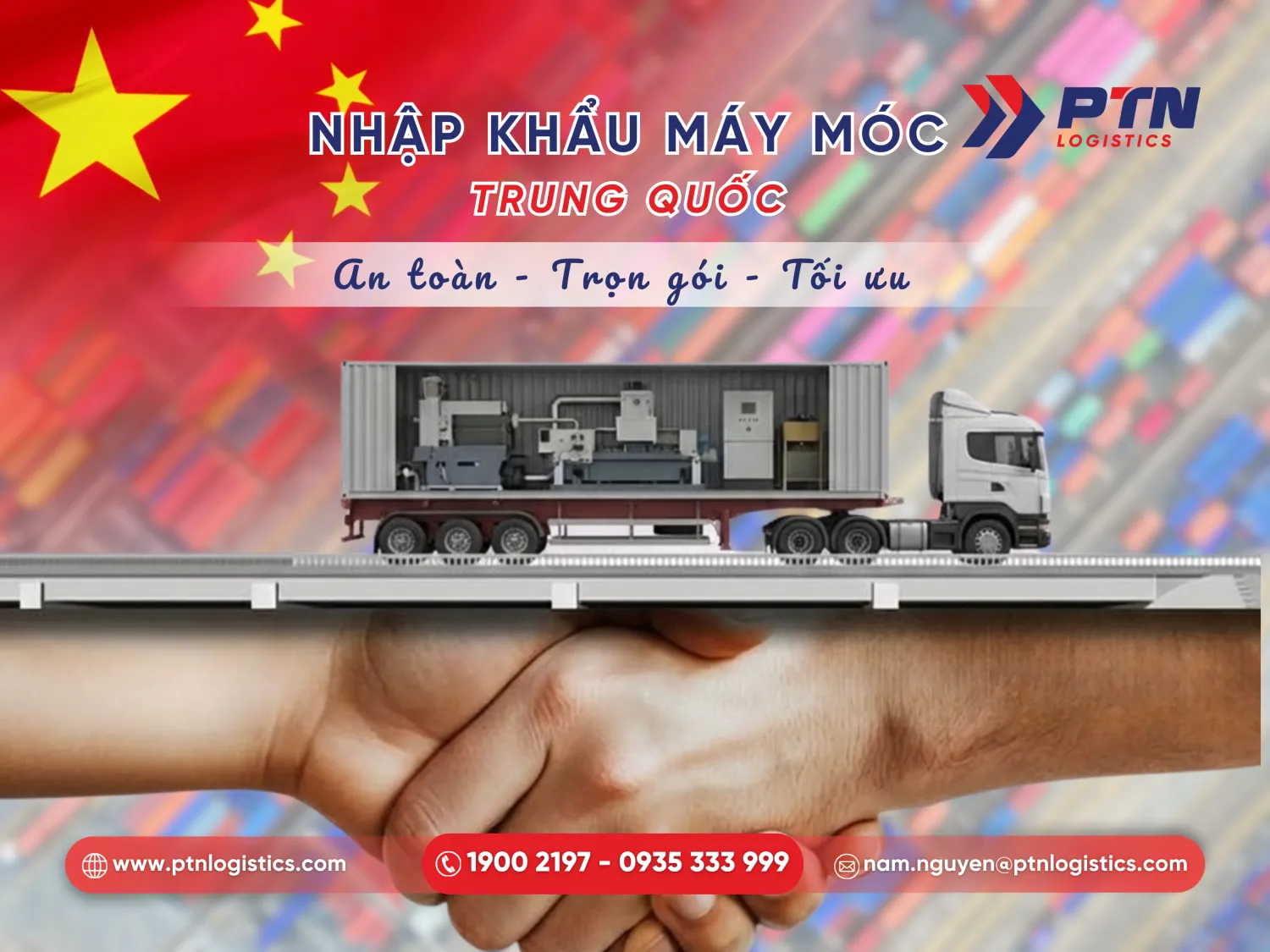 Các công ty nhập khẩu máy móc từ Trung Quốc uy tín