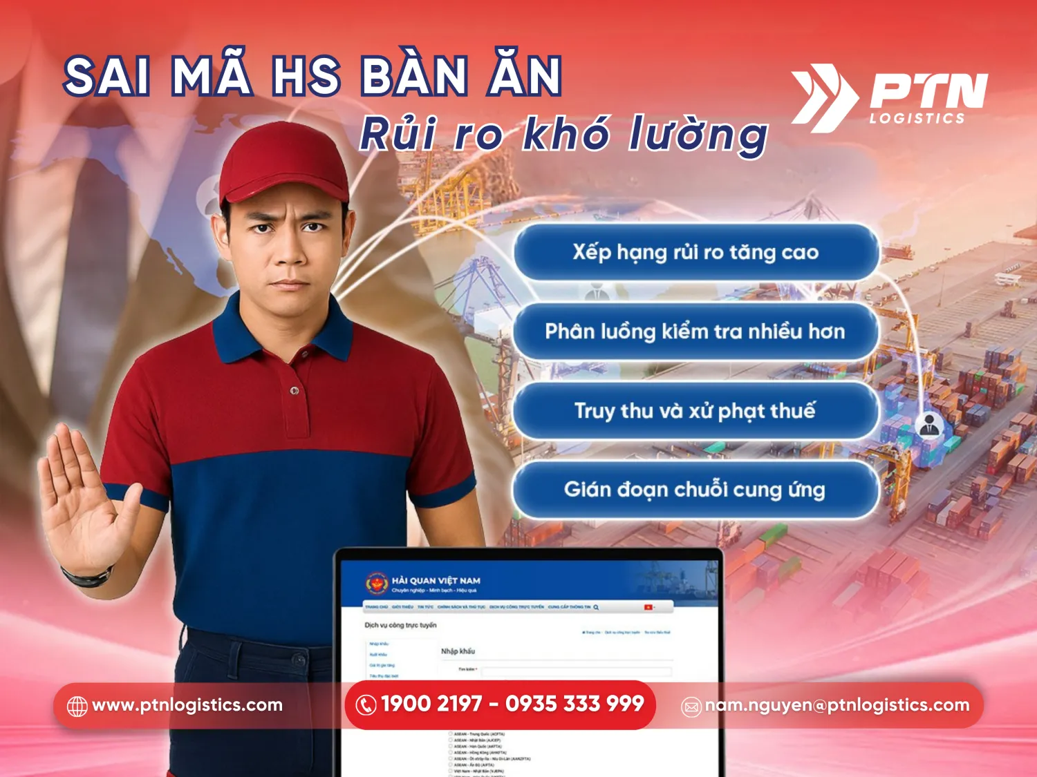 Các hậu quả khi sai mã HS
