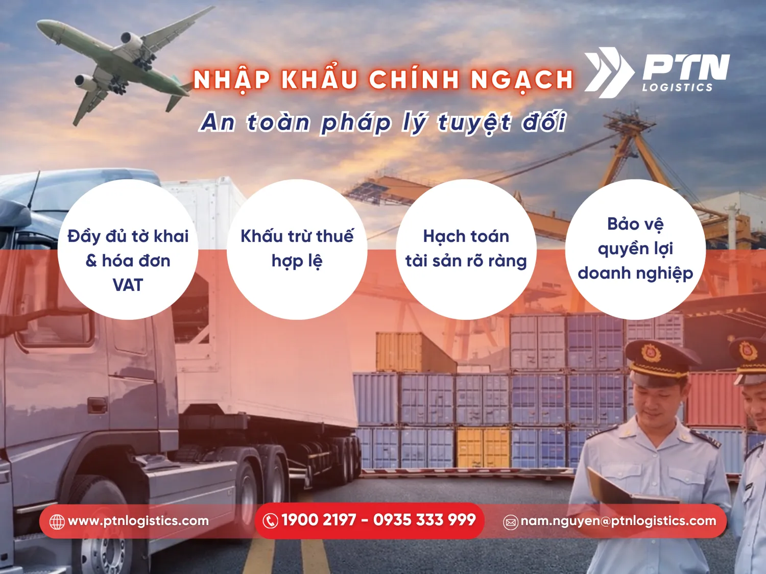 Các lợi ích khi nhập khẩu máy móc bằng đường chính ngạch