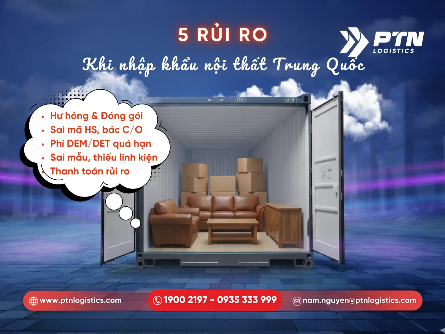Các lưu ý khi nhập khẩu đồ nội thất Trung Quốc