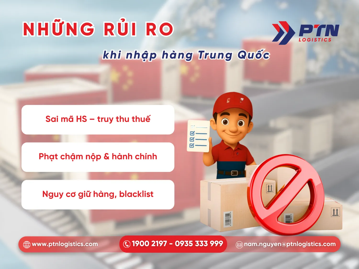 Các rủi ro khi nhập hàng Trung Quốc