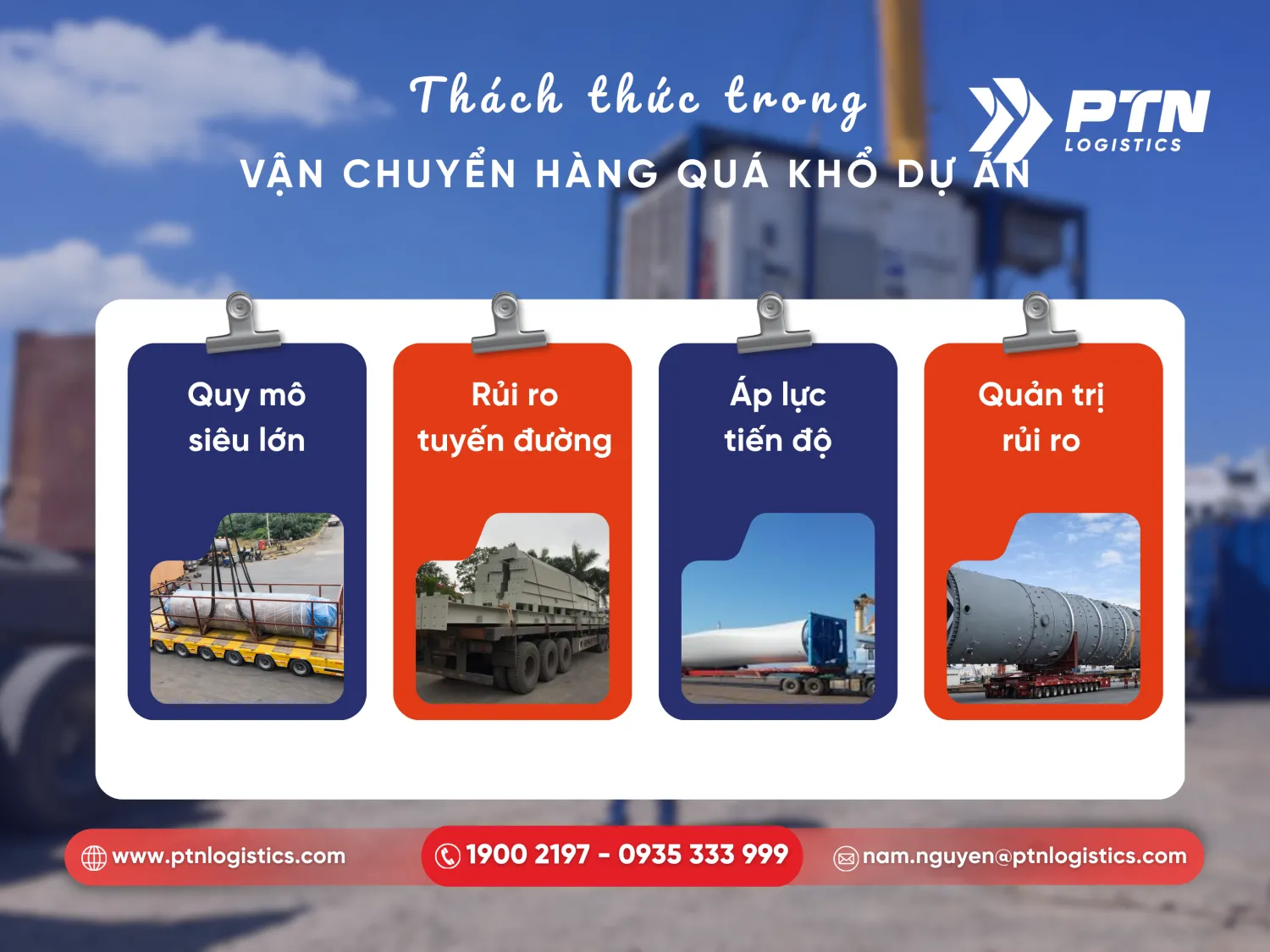 Các thách thức khi vận chuyển hàng quá khổ