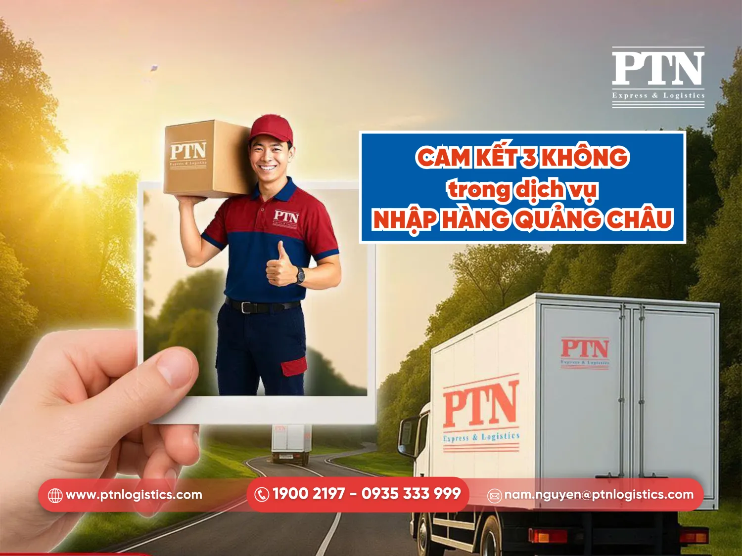 Cam kết 3 không trong dịch vụ nhập hàng Quảng Châu
