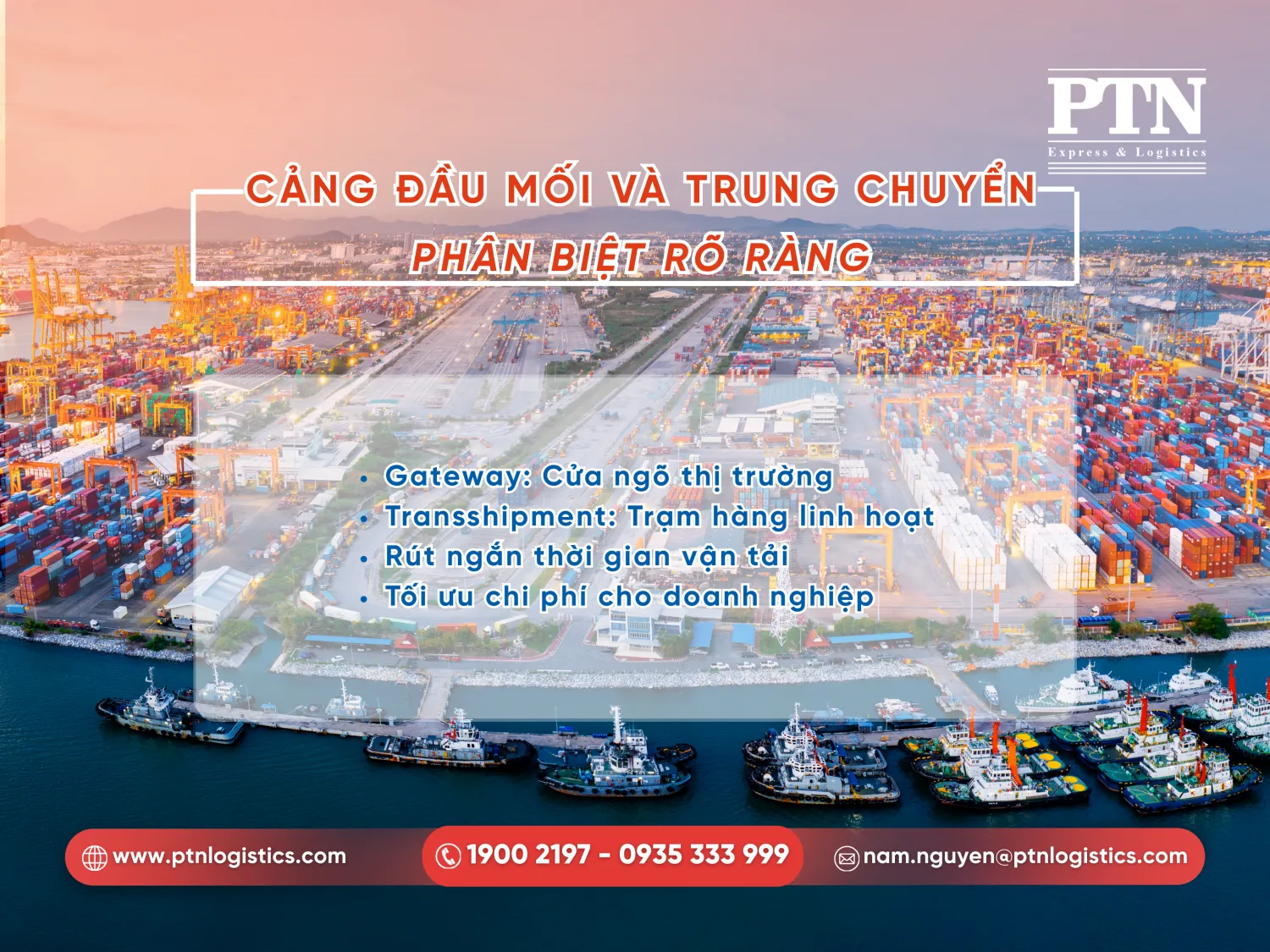 Cảng đầu mối và cảng trung chuyển