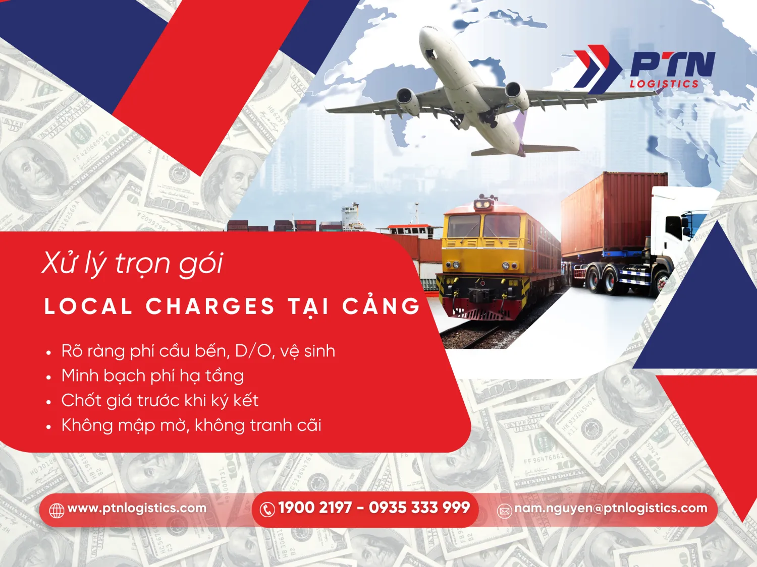 Chi phí Local Charges tại cảng xếp và cảng dỡ