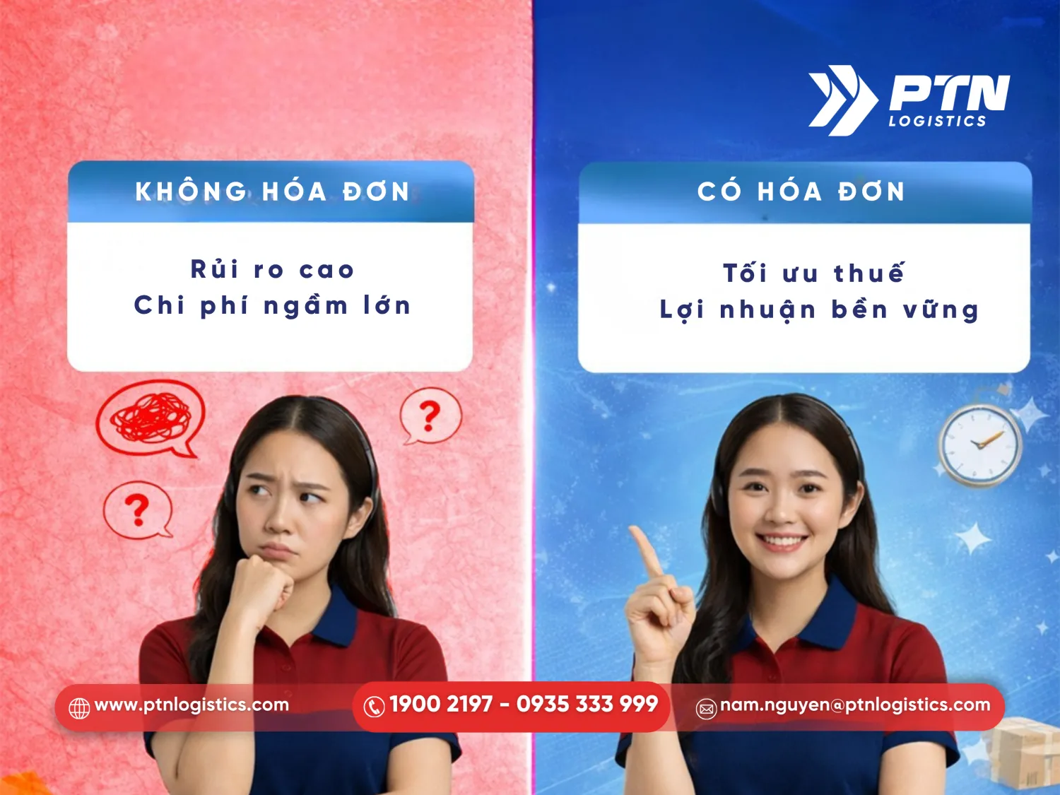 Chi phí khác nhau giữa có hóa đơn và không hóa đơn