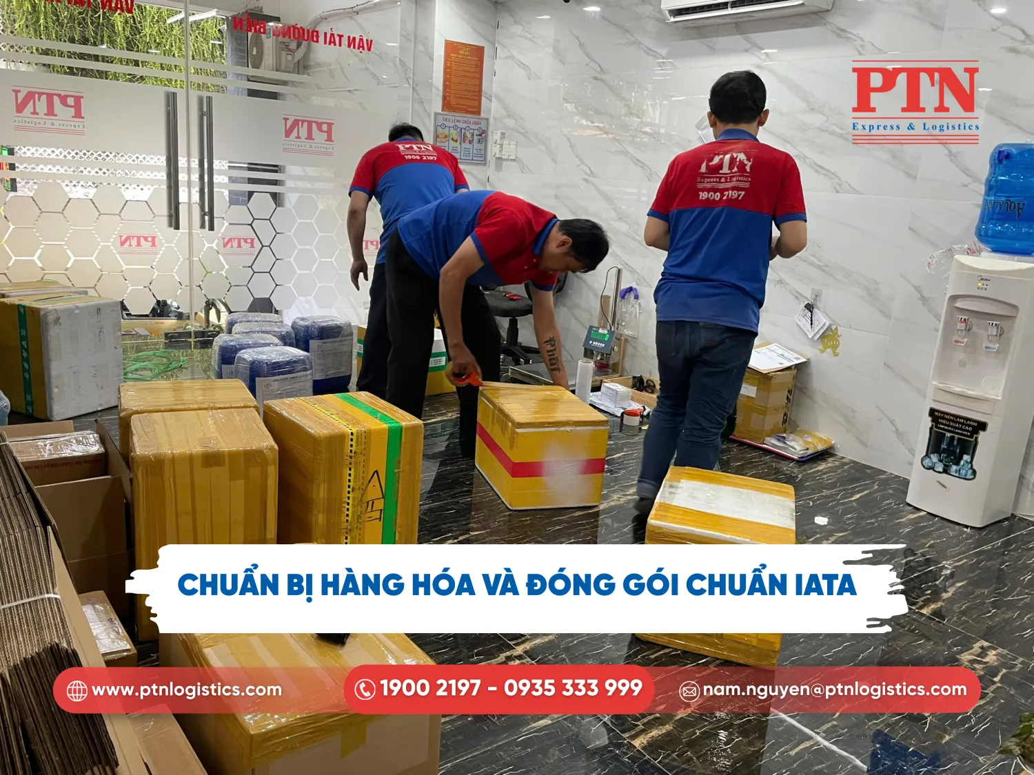 Chuẩn bị hàng hóa, đóng gói chuẩn IATA