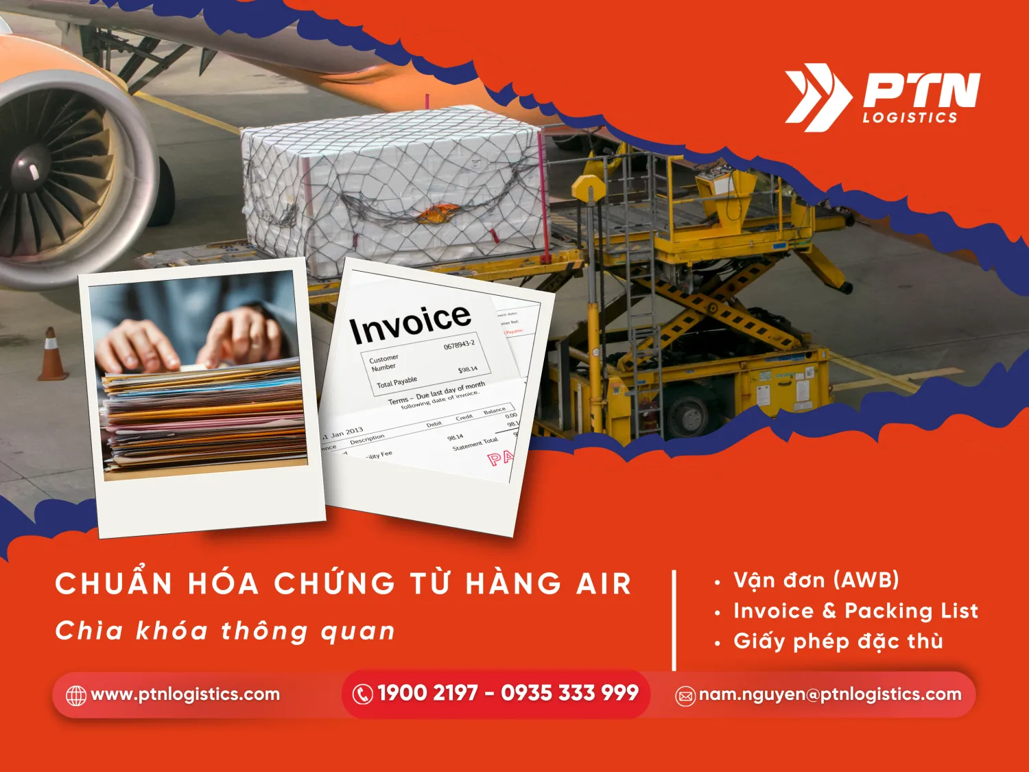 Chứng từ bắt buộc khi hàng đi air